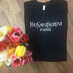 Black Ladies Fashion T-shirt Large